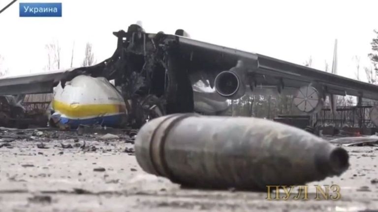 Destrucción total: Así quedó Antonov, el avión más grande del mundo tras bombardeo