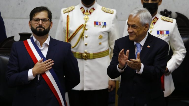 El consejo que el ex presidente Piñera le entregó a Gabriel Boric en pleno cambio de mando