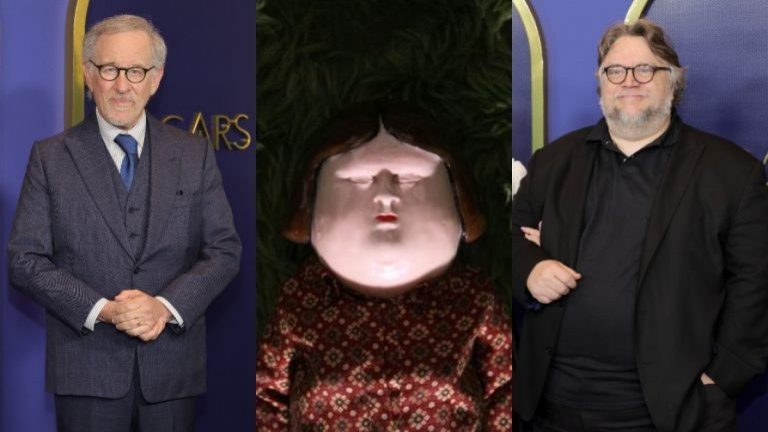 Steven Spielberg y Guillermo del Toro se tomaron foto con figura del corto chileno 