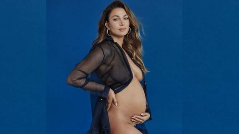 Lisandra Silva mostró su avanzado embarazo con tierna fotografía junto a su otro hijo