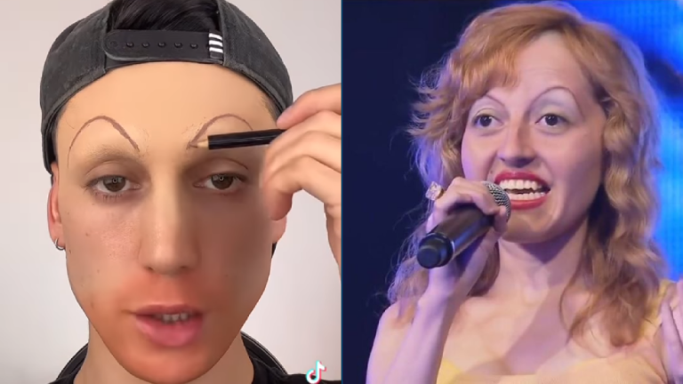 La mujer de las 5 mil imitaciones: La impactante transformación de Contuliano en Raquel Castillo