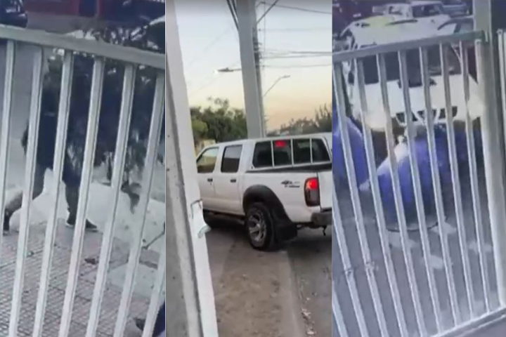 Día de furia: Amenazó a vecinos, condujo contra el tránsito y embistió a seguridad municipal
