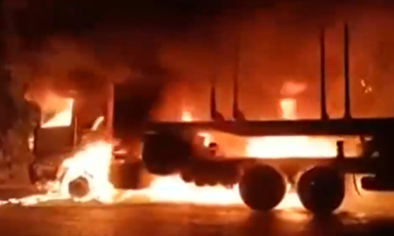 Dos atentados en Lumaco: Exigen liberación de tres personas formalizadas por incendio y Ley de Armas