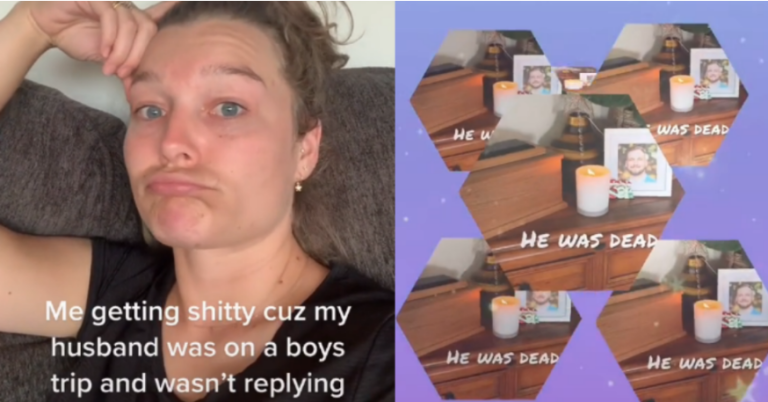Tiktoker pensó que su esposo le era infiel porque no respondía sus mensajes: El hombre estaba muerto