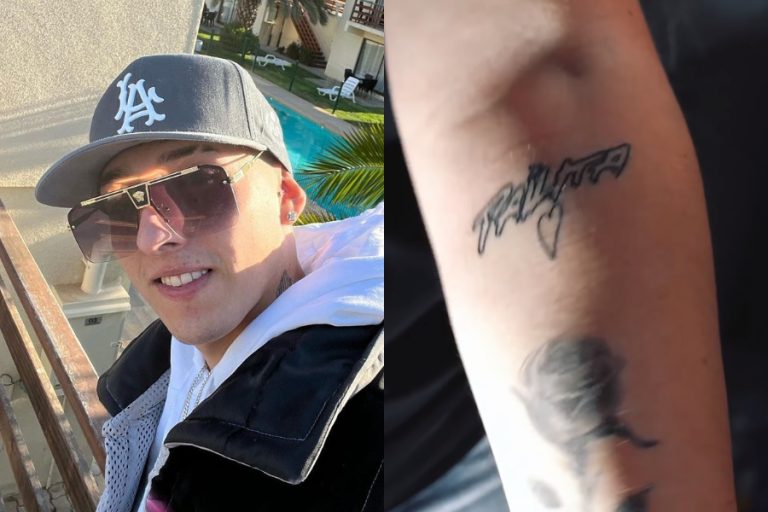Joven se tatuó el nombre de Pailita en su brazo: 