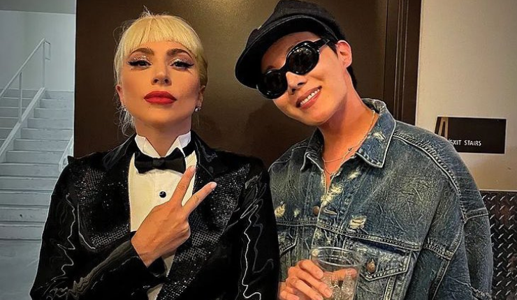 J-Hope de BTS fue recibido por Lady Gaga tras concierto en camarines: 