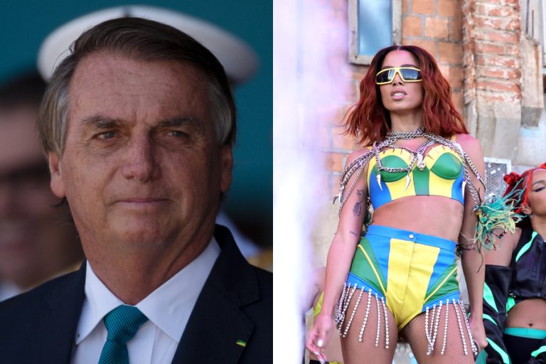 Anitta bloqueó a Bolsonaro en Twitter tras comentar su show en Coachella: 