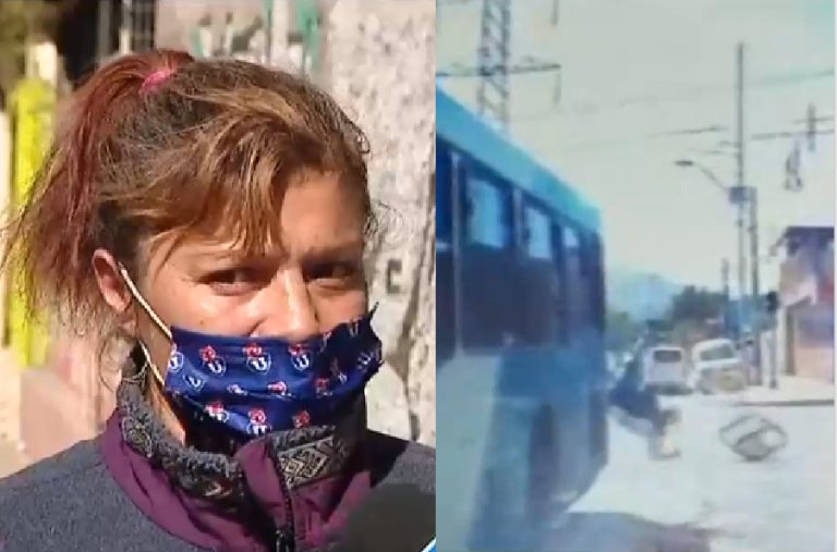 Habla mujer que se cayó por la ventana de una micro: 