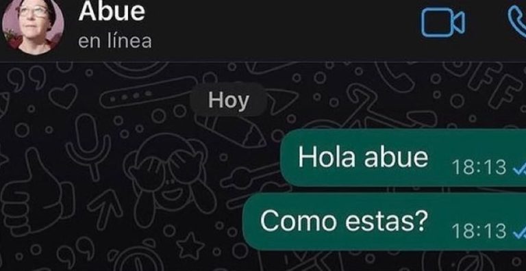 Sinceridad de abuela: La graciosa respuesta que desconcertó a su nieto en WhatsApp