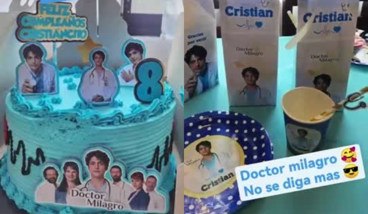 El hincha más grande de Ali: Niño celebró su cumpleaños con temática de Doctor Milagro