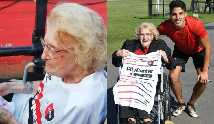 La emoción de una abuelita que volvió al estadio tras más de 50 años sin ver al equipo de sus amores