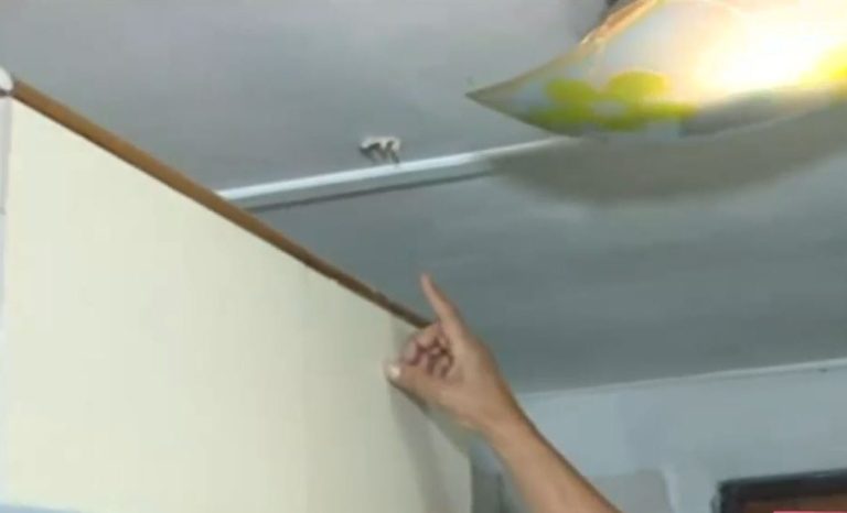 Bala loca perforó chaqueta de hombre mientras cocinaba: 