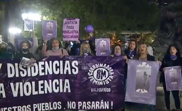 Marcha para exigir justicia por crimen de chilena en Argentina: 