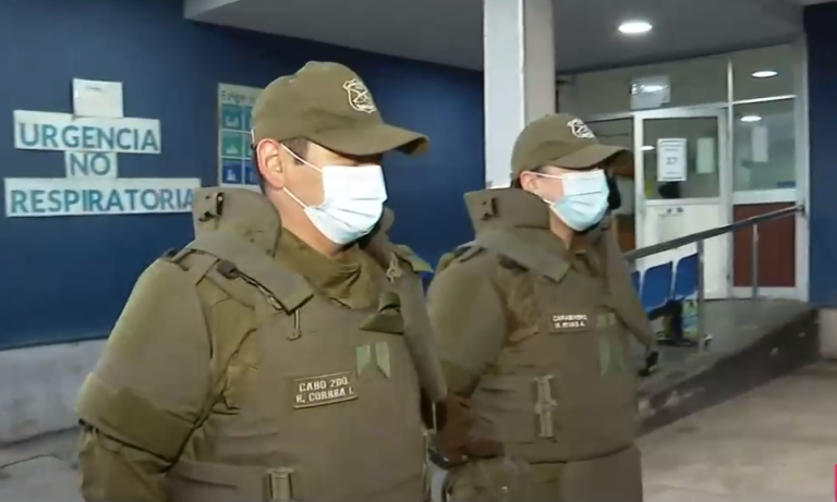 Balacera tras intento de fuga desde el Hospital Sótero del Río: Gendarme y reo resultaron heridos