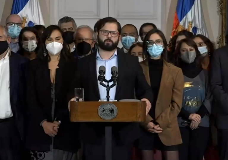 Pdte. Boric tras reunión de gabinete ampliado: 