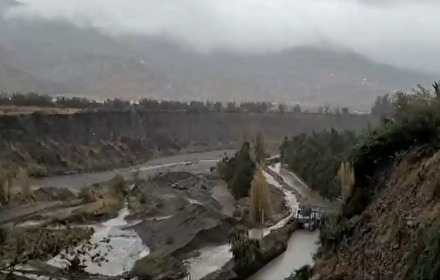 Sin energía eléctrica y con la ruta cortada: Las consecuencias del temporal en San José de Maipo