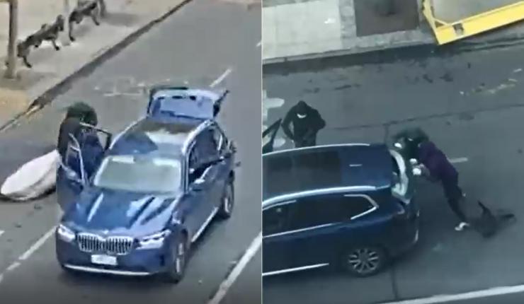 Casi 3 minutos de terror: Surgen nuevos videos tras violento asalto a exclusivo local en Las Condes