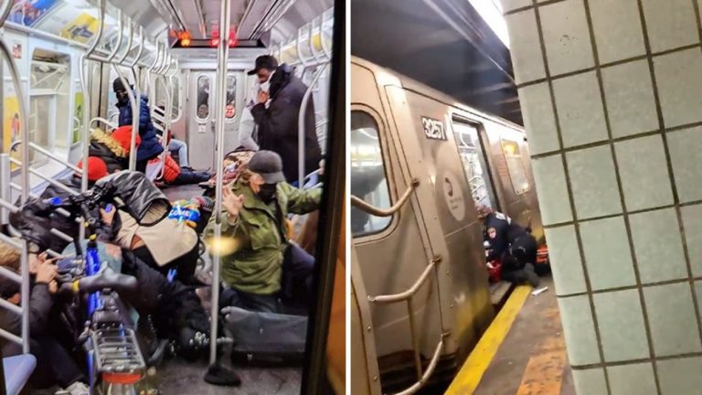 ¡Impactante video! Registran balacera en estación de metro en Nueva York