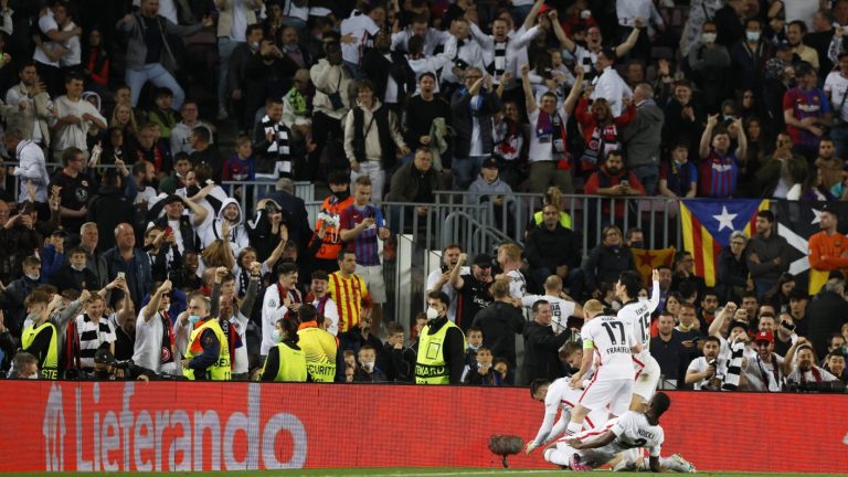 El Eintracht Frankfurt da la sorpresa y elimina al Barcelona de la Europa League