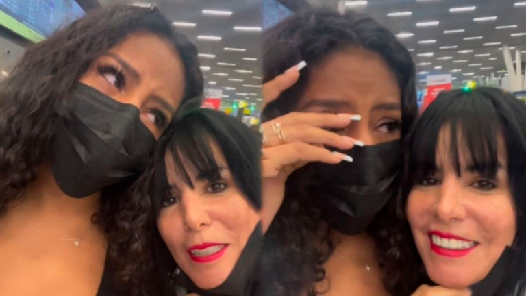 Emotivo adiós: Así fue la despedida entre Anita Alvarado y su hija Xephora