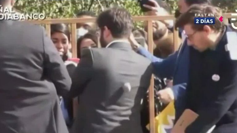 Sujeto le lanzó una piedra al Presidente Boric en La Serena; fue detenido