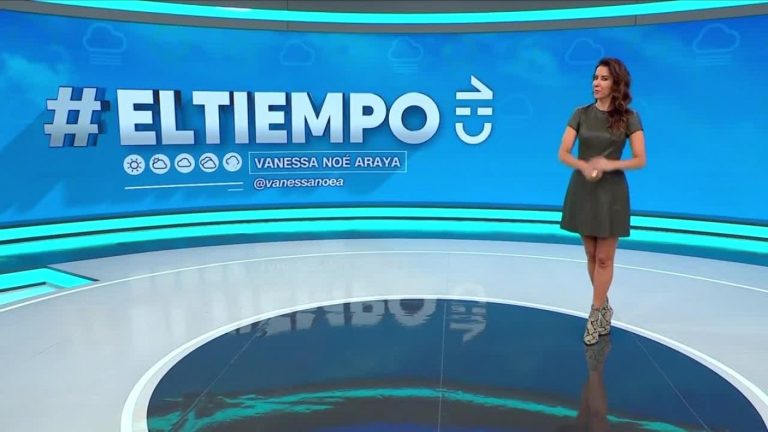 Vanessa Noé y el informe del tiempo para este lunes 25 de abril