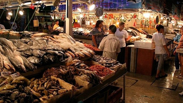 ¿A cuanto estará el pescado? Juan Pablo Queraltó visitó el mercado central para conocer los precios en semana santa