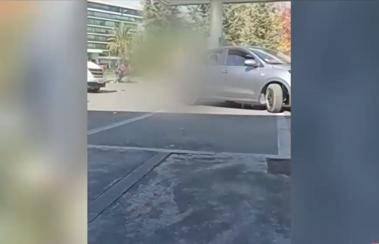 Registran atropello a adulto mayor tras asalto a un servicentro en Lo Barnechea