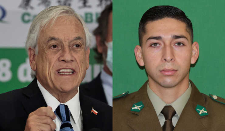Piñera condena asesinato de carabinero en Chillán Viejo y emplaza al Congreso por protección de policías