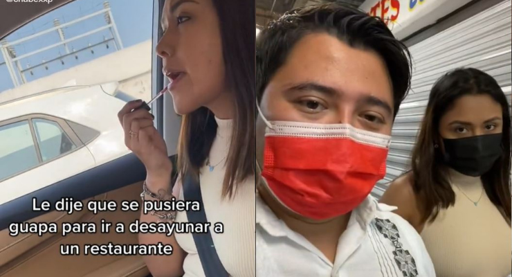 Quiso trollear a su pareja con ir a restaurante de lujo, pero le salió el tiro por la culata