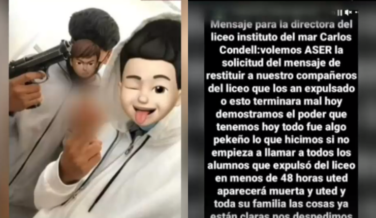 Amenazan de muerte a directora y profesores de colegio en Iquique: Docentes iniciaron protesta