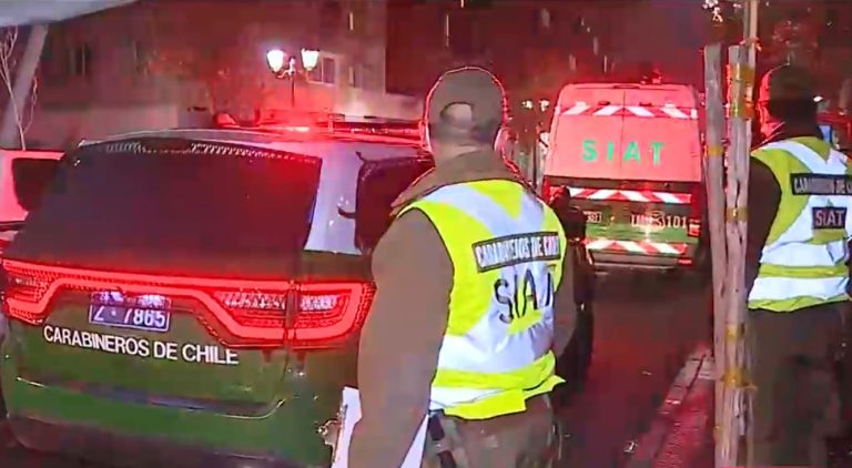 Persecución en Quinta Normal terminó con choque de patrulla policial y detenidos en Santiago