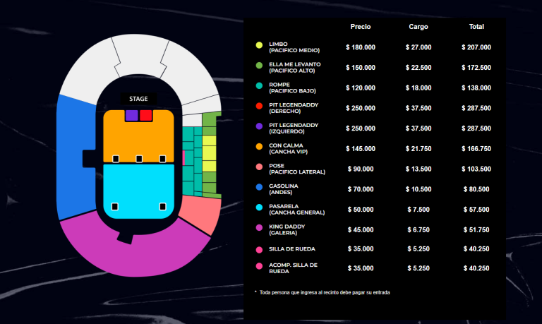La última vuelta de Daddy Yankee: Estos son los precios y ubicaciones de su concierto en Chile