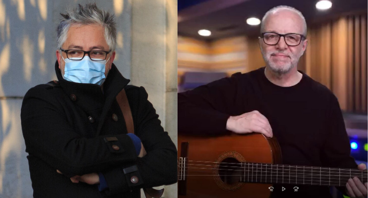 La desconcertada reacción de Jorge Baradit al mensaje dedicado por Alberto Plaza