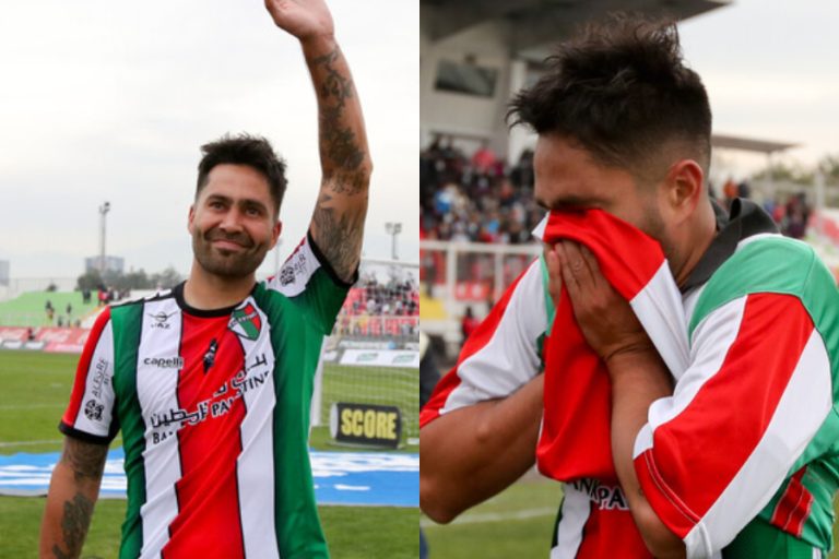 Fue ovacionado por el público: Luis Jiménez se despidió del fútbol con triunfo de Palestino frente a Cobresal