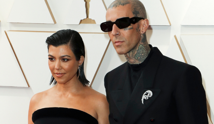 Inspiró su vestido de novia en el cráneo de su esposo: Así fue la boda de Kourtney Kardashian y Travis