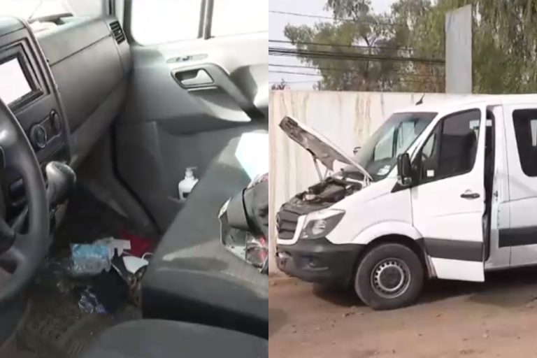 Sujetos asaltan furgón escolar con niños: Amenazaron con cuchillos a conductora