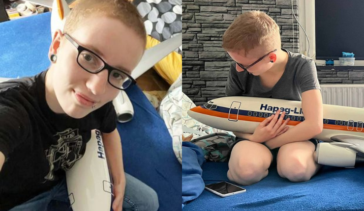 Joven afirma que tiene una relación amorosa con un avión: 