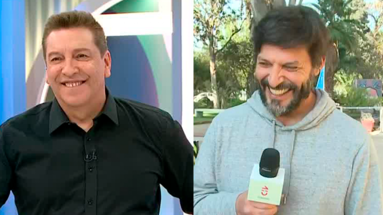 “¿Usted es el hermano chico de Rafa Cavada?”: La broma de JC Rodríguez por look del periodista de Chilevisión