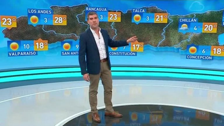 Eduardo Sáez y el pronóstico del tiempo para este martes 3 de mayo