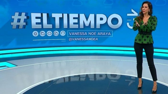 Vanessa Noé y el informe del tiempo para este viernes 6 de mayo