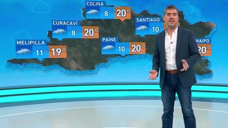 Eduardo Sáez y el pronóstico del tiempo para este jueves 12 de mayo