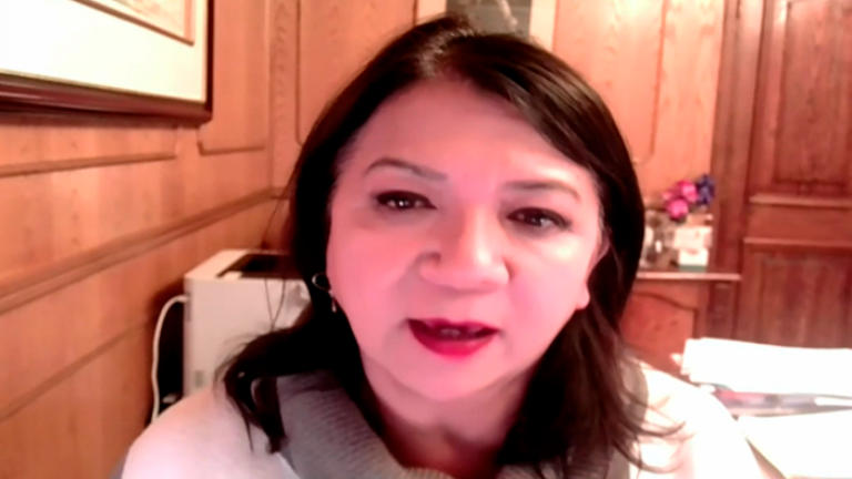 Alcaldesa Claudia Pizarro: 