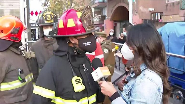 Comandante de bomberos: “No hay personas lesionadas; ahora se está investigando la causa del accidente”