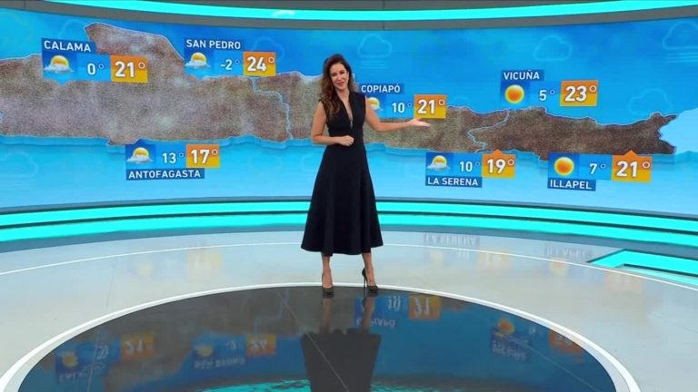 Vanessa Noé y el informe del tiempo para este sábado 21 de mayo