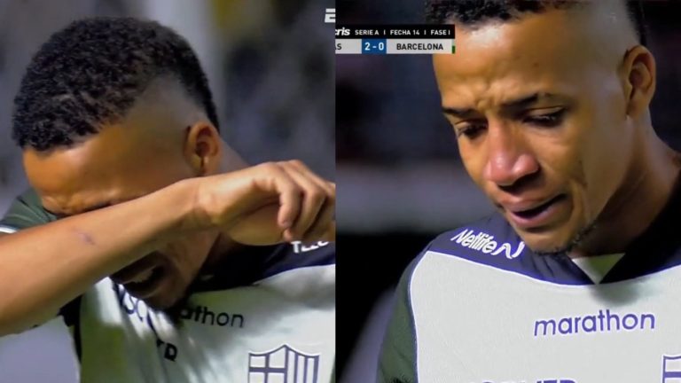 La pesadilla de Byron Castillo: Rompió a llorar en pleno partido y rogó por el cambio