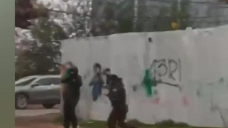 Carabinero mata a delincuente que lo apuntó con un arma tras robo; las cámaras de seguridad captaron todo