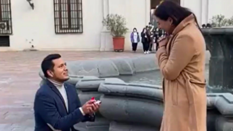 La romántica petición de matrimonio que tuvo lugar en La Moneda