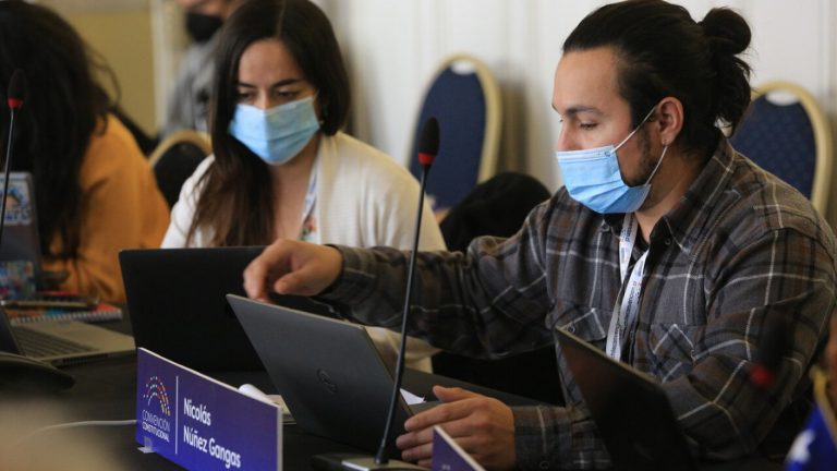 Convencional pide disculpas por votar desde la ducha: 