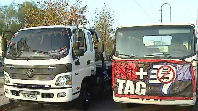 Molestia por alza de tarifas: Movimiento No+Tag se manifestó en Pudahuel